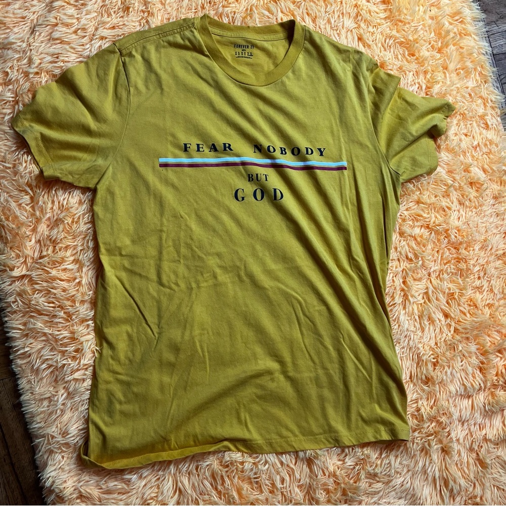 Yellow tee